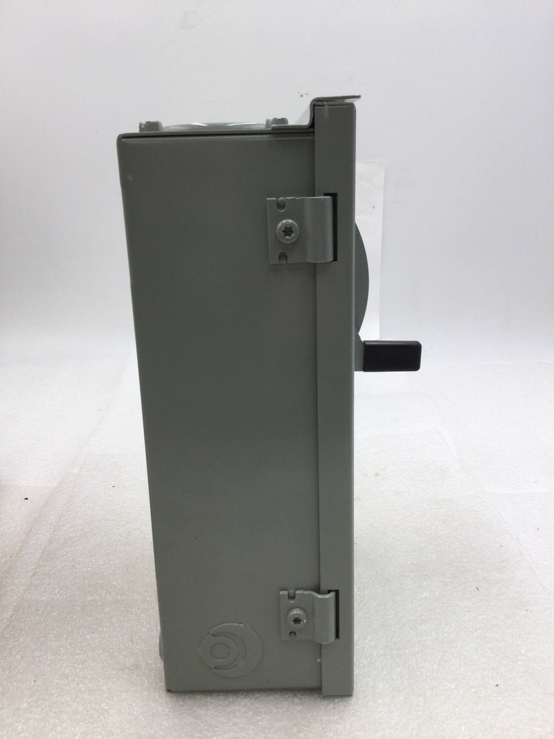 Eaton DG221NRB Outdoor General Duty Safety Switch 120v 240v 30 Amp Series 30a fused.