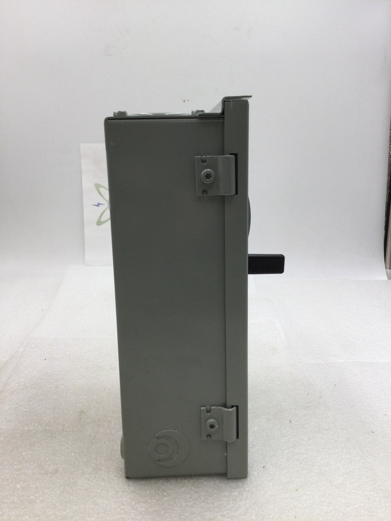 Eaton DG221NRB Outdoor General Duty Safety Switch 120v 240v 30 Amp Series 30a fused.