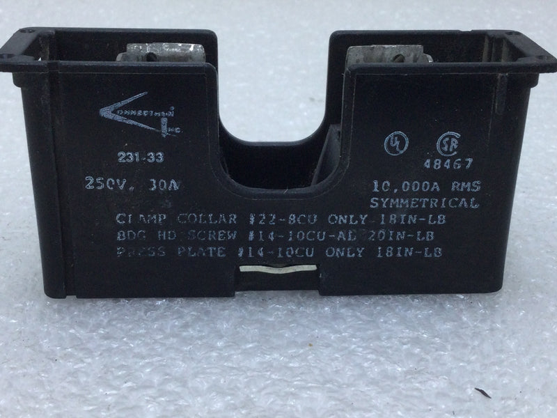 Connectron 231-33 Fuse Holder 30 Amp 250V