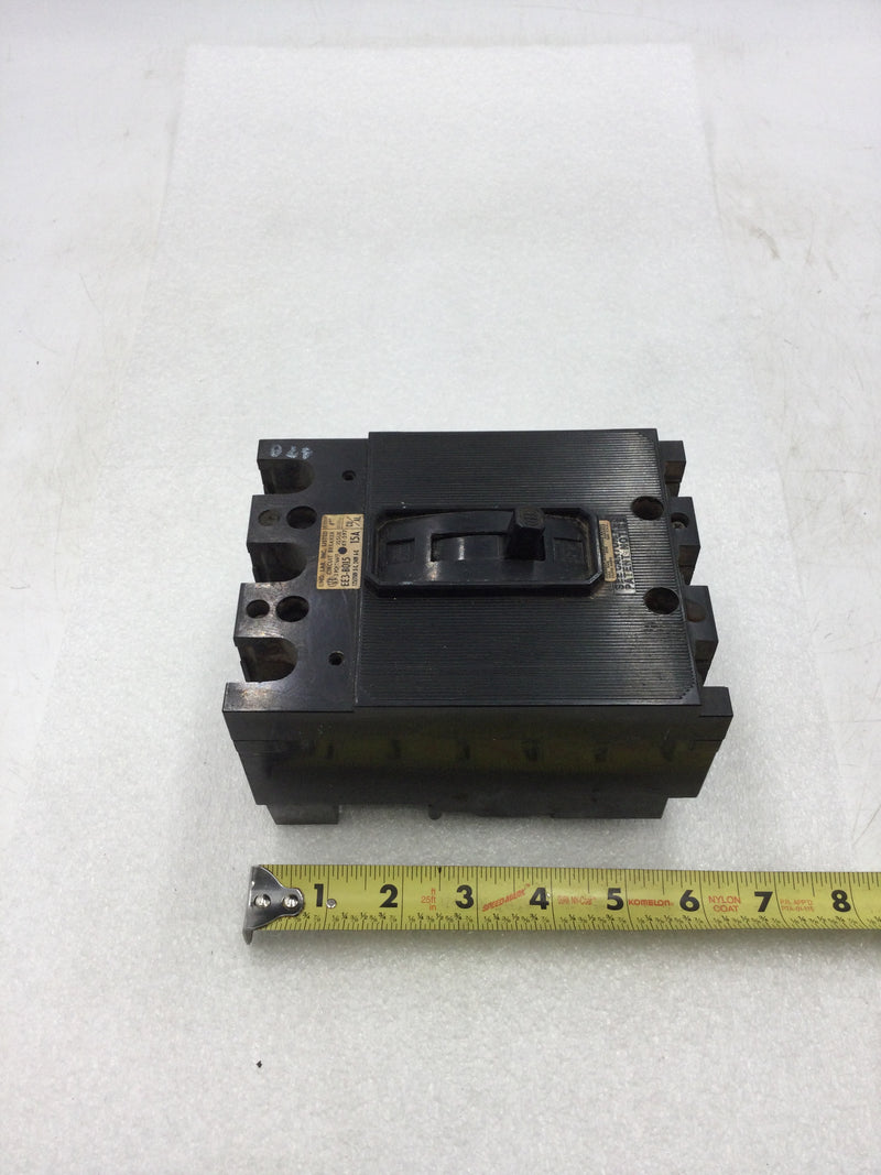 ITE EE3-B015 15 Amp 3 Pole 240 VAC 125/25 VDC Circuit Breaker