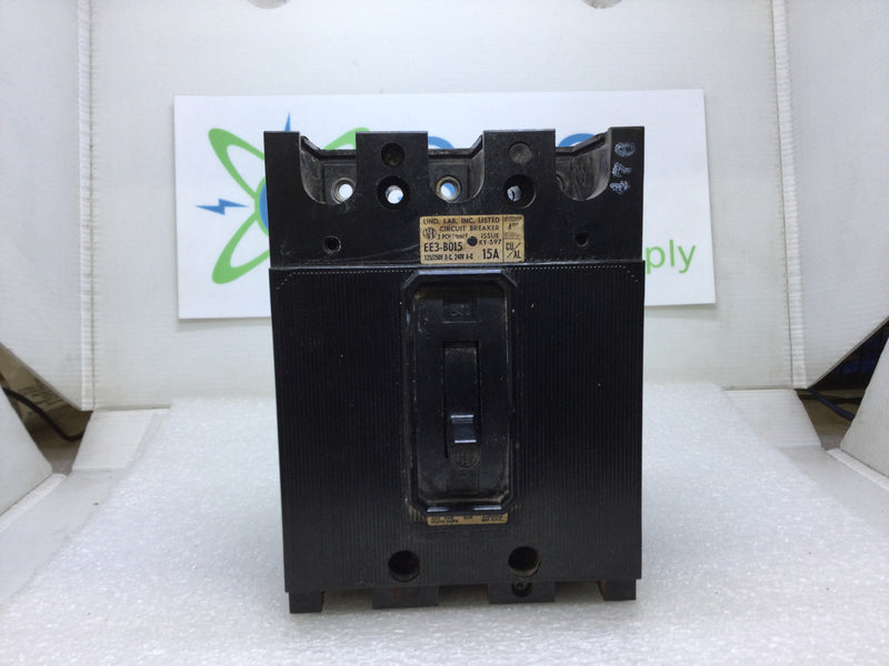 ITE EE3-B015 15 Amp 3 Pole 240 VAC 125/25 VDC Circuit Breaker