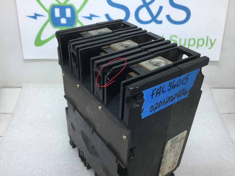 Square D FAL36015 15 Amp 3 Pole 600V Molded Case Circuit Breaker