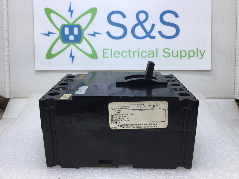 Square D FAL36015 15 Amp 3 Pole 600V Molded Case Circuit Breaker