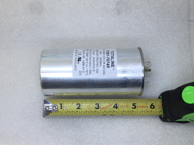 Totaline P291-7074R 70.0+7.5MFD +/-5% 370/440VAC 50/60Hz 70c/-40c