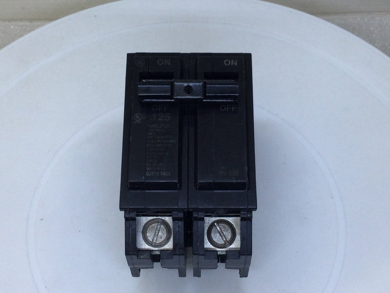 GE THHQL21125 125 Amp 2 Pole 120/240v 22 kA Type THHQL Stab in Type