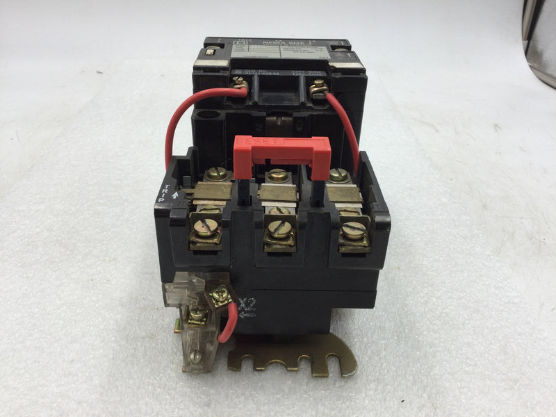 Square D 8536SC03S Starter/Contactor 600V Max 3-Pole Size 1 Series A