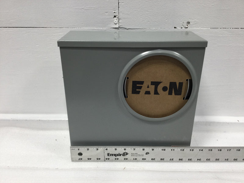 Eaton UTRS223ACH 200 Amp 600 VAC 1 Phase 3 Wire 4 Jaws Nema 3R Ringless Meter Socket Enclosure