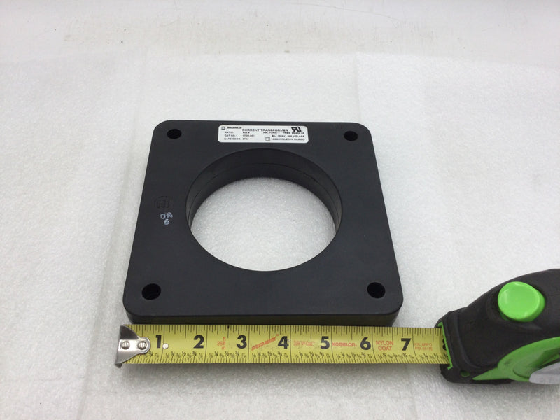 Square D 170R-301 Current Transformer 600V BIL:10KV Ratio: 300:5 Freq. 25-400 Hz Turn: 1