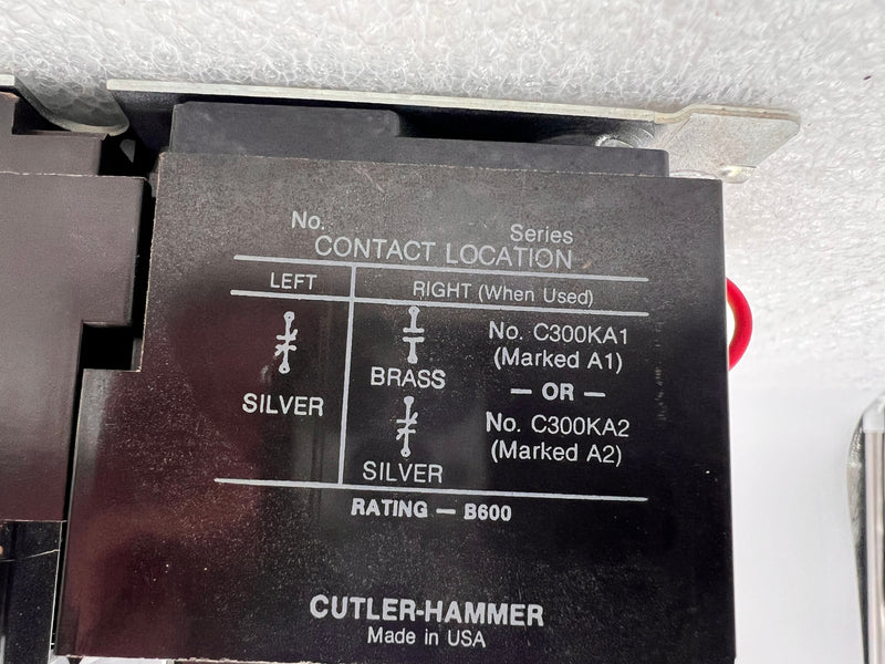 Cutler Hammer A10CN0 Size 1 600V 27 Amp 3 Phase Series A1 575V 60Hz Coil Starter