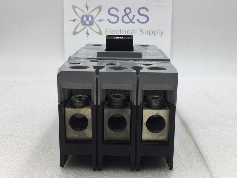 Siemens Sentron Series FXD63A250 Series B 250 Amp 3 Pole 600Vac Circuit Breaker