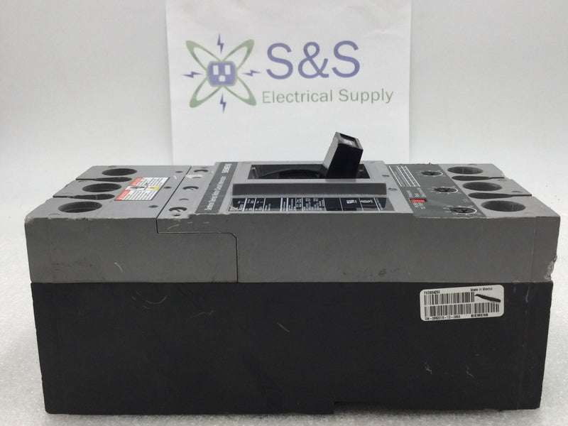 Siemens Sentron Series FXD63A250 Series C 250 Amp 3 Pole 600Vac Circuit Interrupter