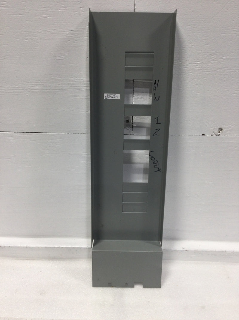 Eaton MBB1224B100BCS Dead Front Cover Only 100 Amp 12 Space/24 Circuit 120/240 VAC 6.5" X 23.75"