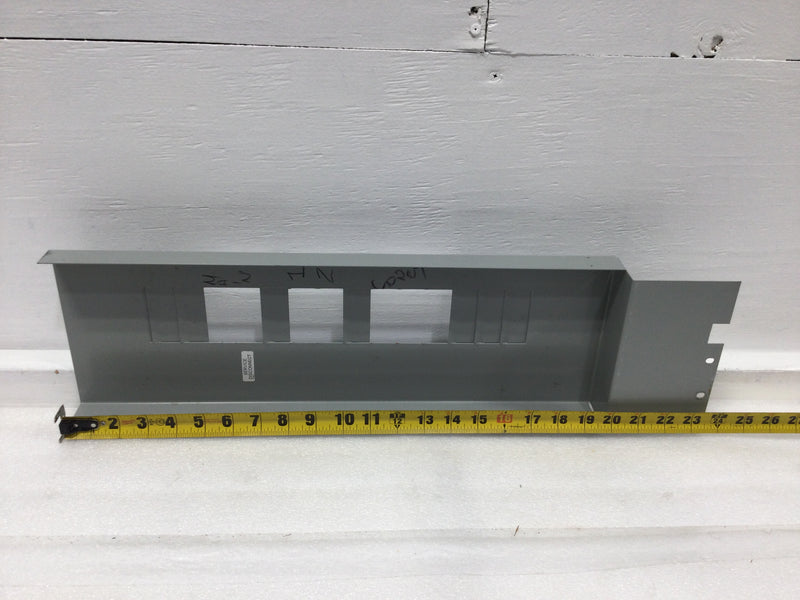 Eaton MBB1224B100BCS Dead Front Cover Only 100 Amp 12 Space/24 Circuit 120/240 VAC 6.5" X 23.75"