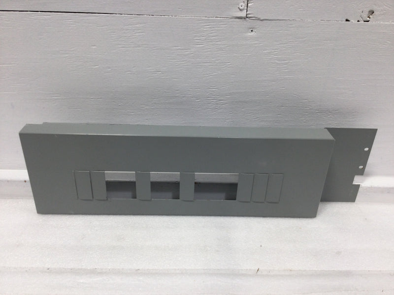 Eaton MBB1224B100BCS Dead Front Cover Only 100 Amp 12 Space/24 Circuit 120/240 VAC 6.5" X 23.75"