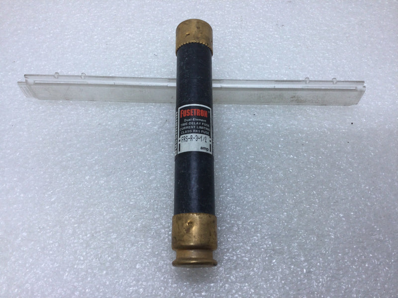 Fusetron/Bussmann FRS-R 3-1/2 600V 3-1/2 Amp Dual Element Current Limiting Time delay Fuse Class RK5