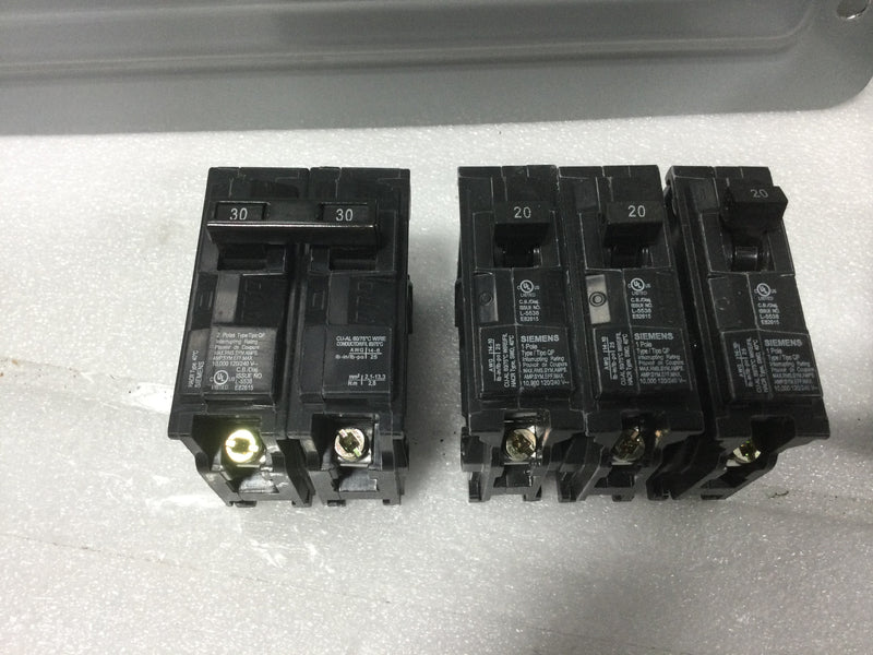 Siemens SN4040B1200 200A 40 Space/40 Circuit 120/240V Plug On Neutral Ready