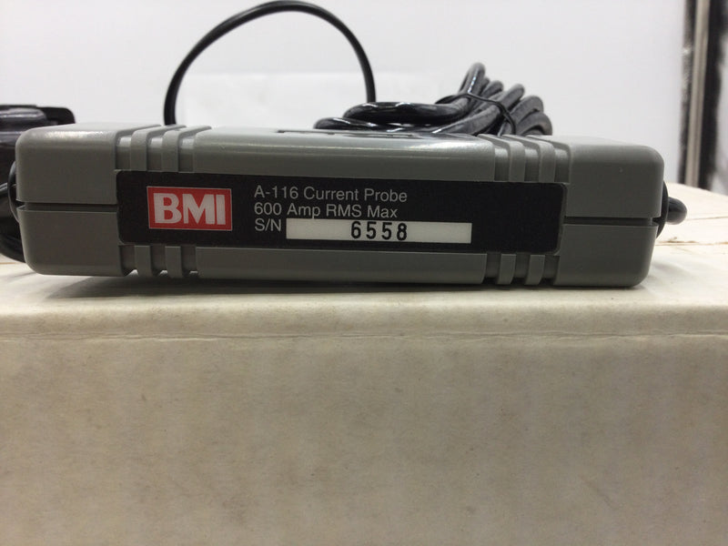 BMI Basic Measuring Instruments A-116 600 Amp Current Clamp/Probe