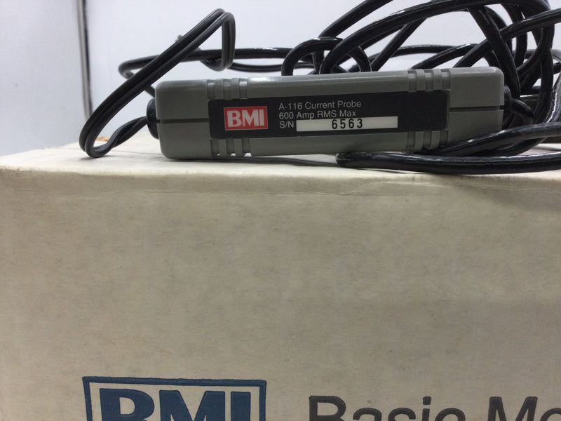 BMI Basic Measuring Instruments A-116 600 Amp Current Clamp/Probe