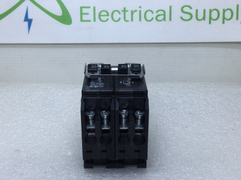 Eaton BQC230240/A3040CT 30 Amp 2 Pole 40 Amp 2 Pole 120/240v Circuit Breaker