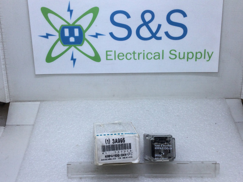 Siemens/Potter & Brumfield KRPA-11DG-24 Relay 24VDC 12 Amp 120VAC 8-Pins