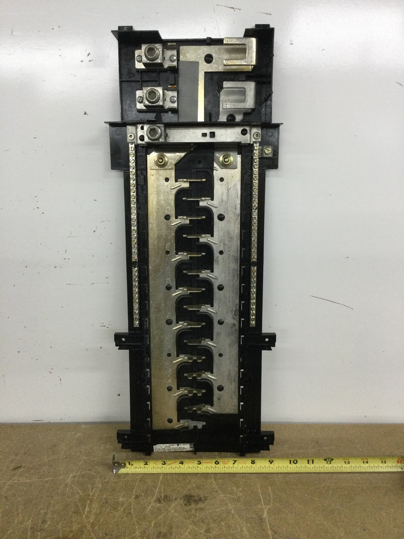 Square D HOMN30-40M200 200 Amp 15 Space/40 Circuit Load Center Guts Only 9" X 24"