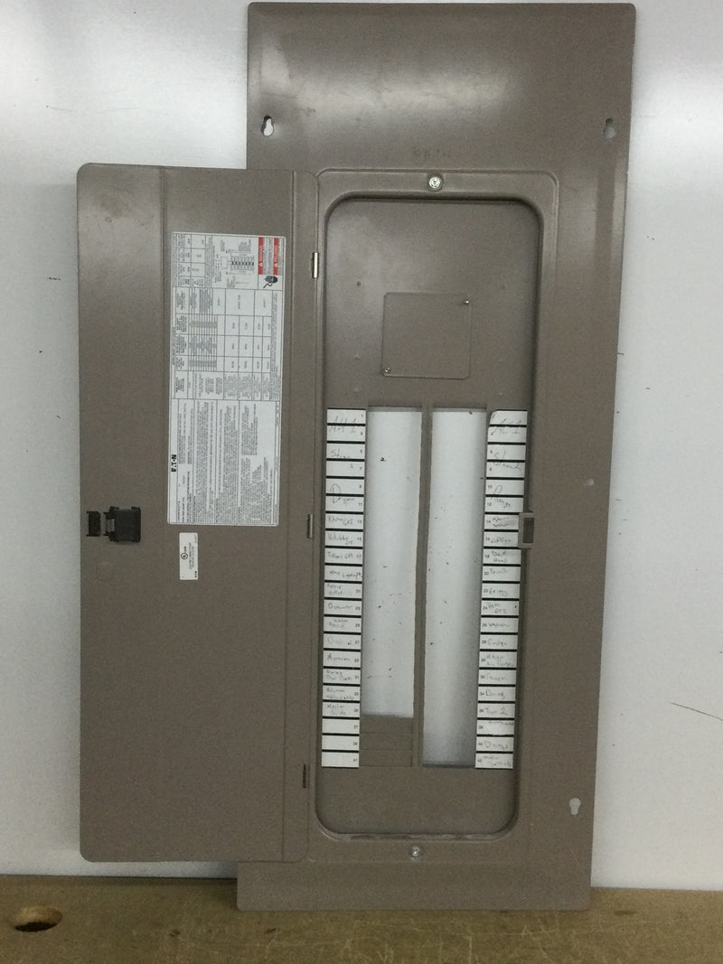 Eaton Cutler Hammer 225 Amp 120/240 V 1 Phase 3 Wire 42 Space Indoor Enclosed Load Center Cover with Main 38" x 15 3/8"