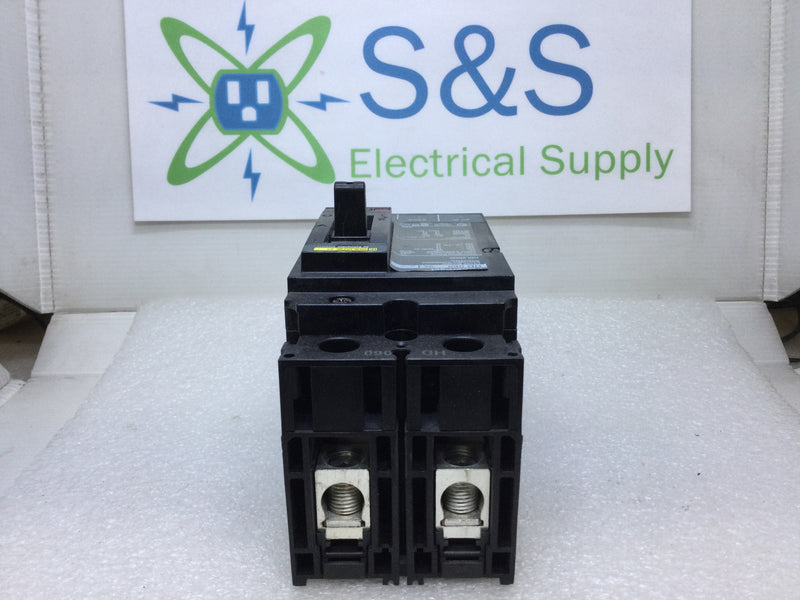 Square D HDL26040 40 Amp 2 Pole 600V PowerPact Circuit Breaker