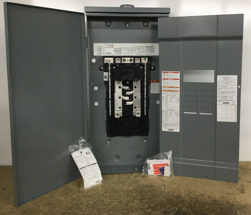 Square D Schneider HOM816M200PFTRB Circuit Breaker Load Center 200A, 8 Space /16 Circuit NEMA 3 Outdoor Main Breaker