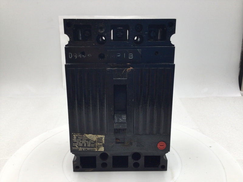 GE/General Electric TED134070 70 Amp 3 Pole 480V Molded Case Circuit Breaker