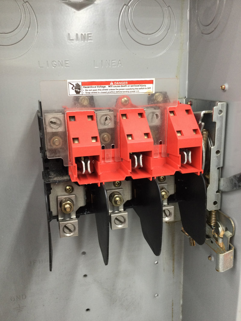 Siemens HNF363 100 Amp 660V Nema 1 Indoor Safety Switch Non-Fused