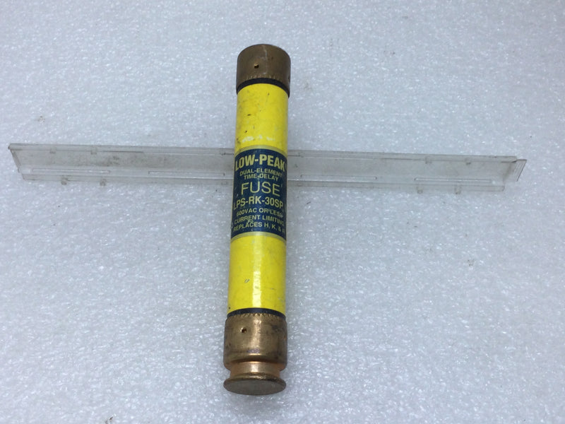 Cooper/Bussmann LPS-RK-30SP 30 Amp 600V or Less Low-Peak Dual Element Time Delay Fuse Current Limiting