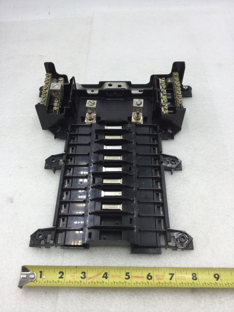 Square D QO11624L125GRB Load Center 125 Amp 120/240 VAC 1 Phase 8 Space 24 Circuit Guts Only 10" x 11.5"