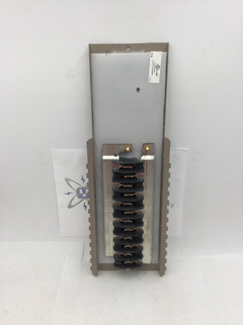 Eaton/Cutler-Hammer CHEC24B100E 10 Space/20 Circuit Main Load Center Guts Only 6" X 18"