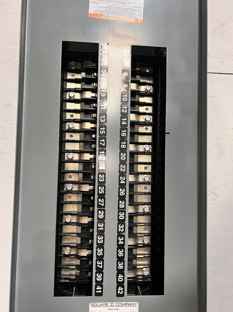 Square D NQOD442L400 3 Phase 400A 208Y/120VAC Panel Guts