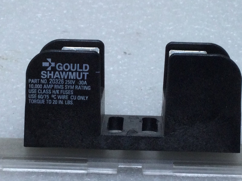 Gould/Shawmut 20326 Single Fuse Holder 30 Amp 250V