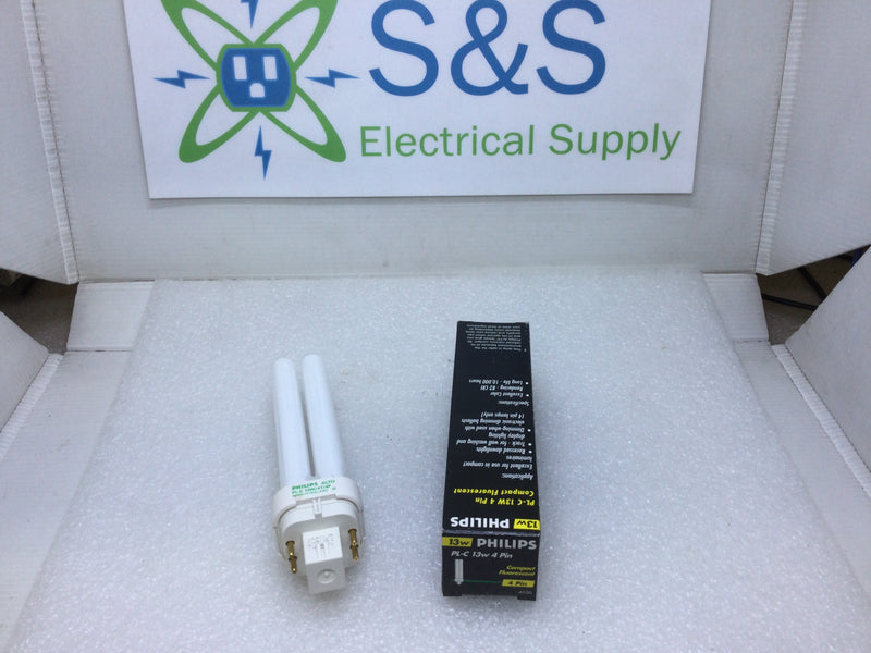 Phillips Alto PL-C 13W/41 4-Pin Compact Fluorescent Lamp G24Q-1 13 Watts