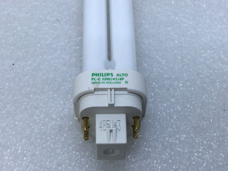 Phillips Alto PL-C 13W/41 4-Pin Compact Fluorescent Lamp G24Q-1 13 Watts