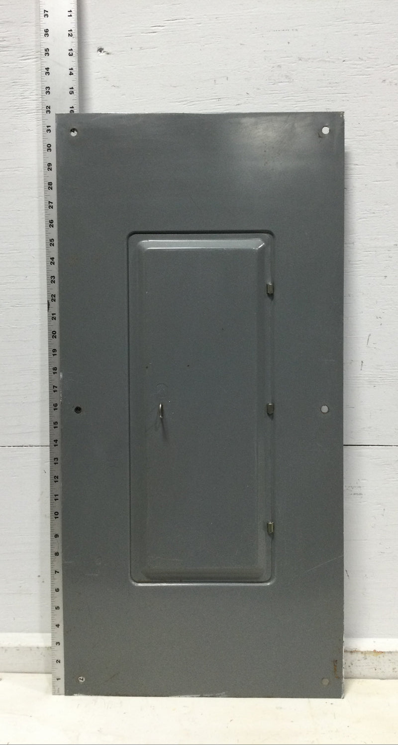 Square D QOC-42W 42 Space (Cover Only) Pulled From QO442W 3Ph Breaker Panel Type QO 31 3/4" x 15 1/2"