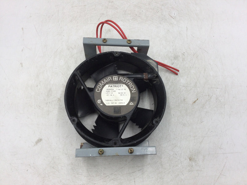 Comair Rotron PT2B3 Patriot Cooling Fan 115V 50/60Hz .27-.26Amps Thermally Protected