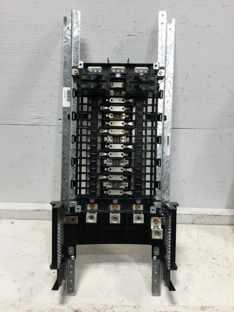 Square D NQ294473345900300001 200 amp, 208/120V, 3 PH, 4 Wire 30 Space Main Breaker Panel Interior