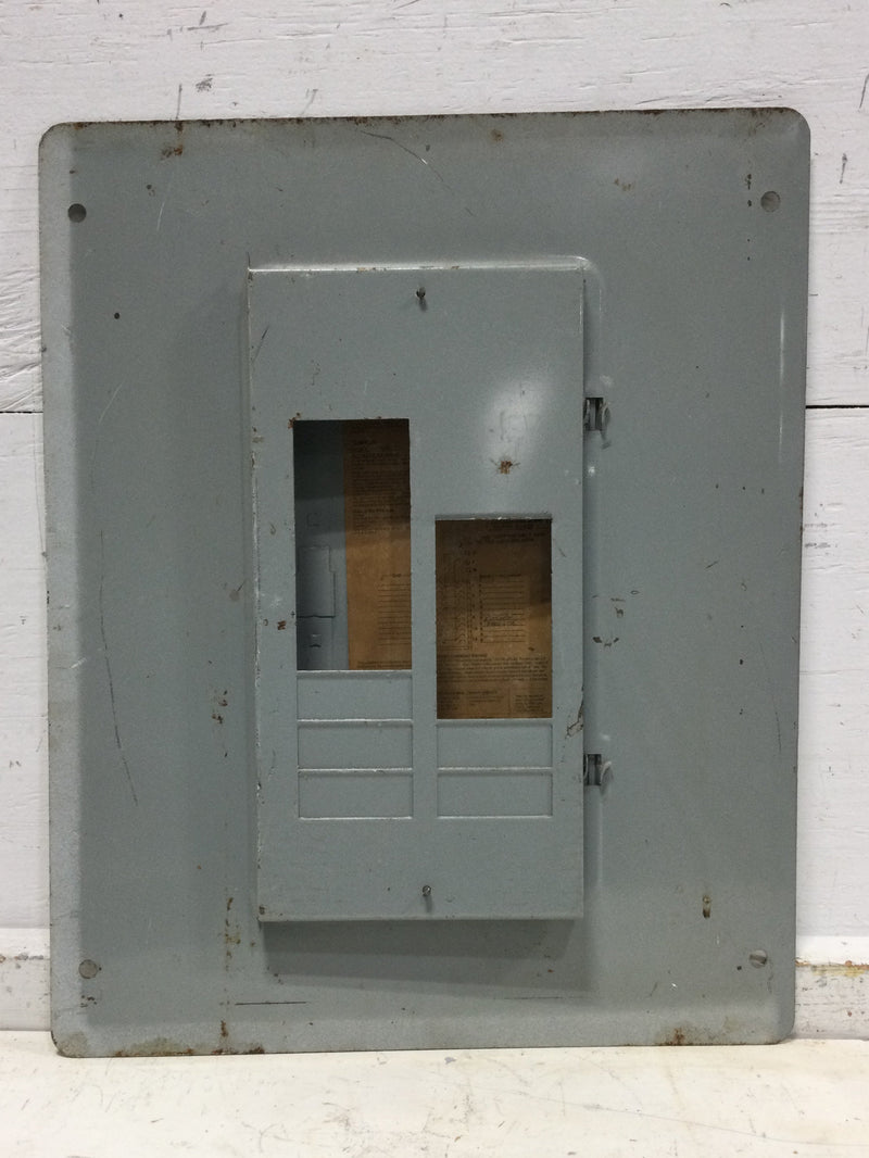 ITE Gould G1224MB1100 Indoor Load Center Cover/Door Only w/Main 100 Amp 120/240V 1 Phase 3 Wire 12/24 Space 19 1/8" x 15 1/2"