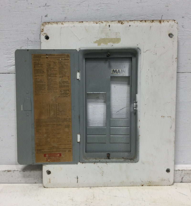 ITE Gould G1224MB1100 Indoor Load Center Cover/Door Only w/Main 100 Amp 120/240V 1 Phase 3 Wire 12/24 Space 19 1/8" x 15 1/2"