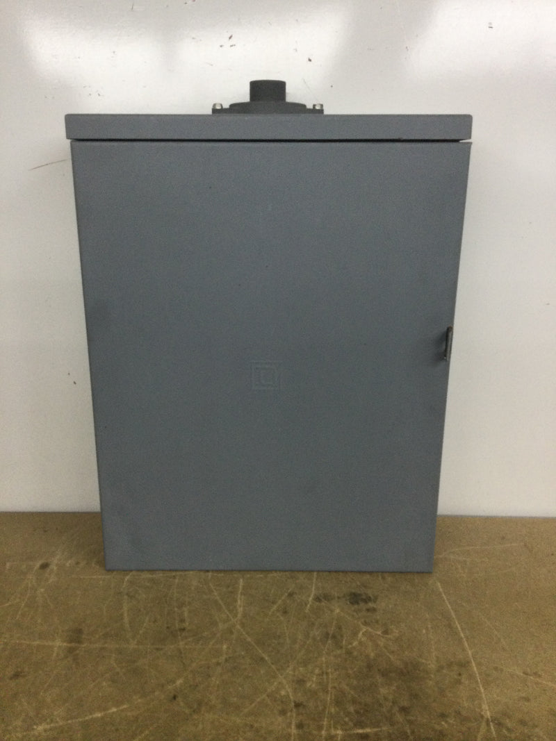 Square D QO Series 100 AMP 6 Space/12 Circuit Main Breaker Load Center 14.5" X 19"