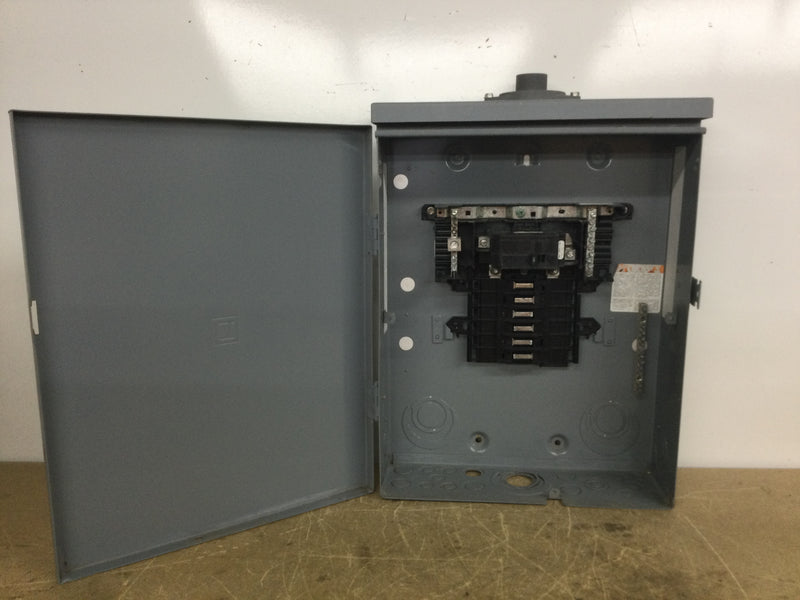 Square D QO Series 100 AMP 6 Space/12 Circuit Main Breaker Load Center 14.5" X 19"