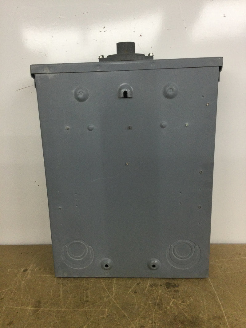 Square D QO Series 100 AMP 6 Space/12 Circuit Main Breaker Load Center 14.5" X 19"