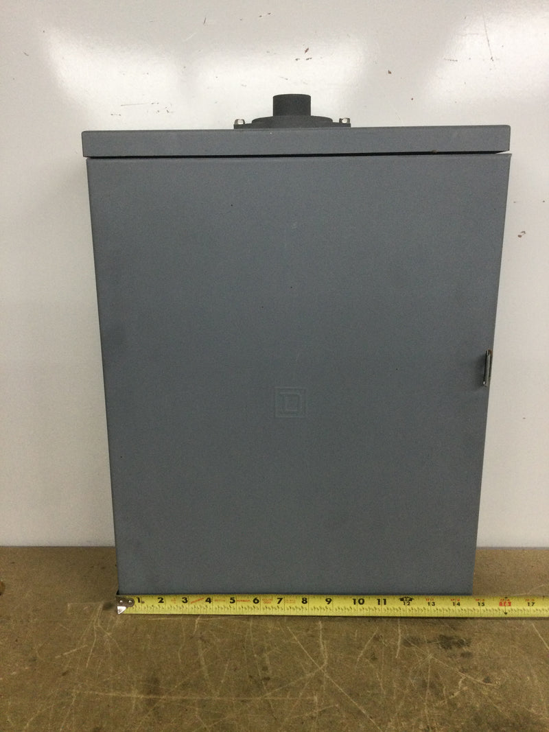 Square D QO Series 100 AMP 6 Space/12 Circuit Main Breaker Load Center 14.5" X 19"