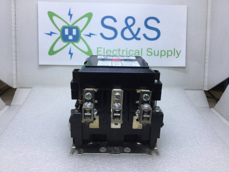 Siemens-Allis CLA143D Contactor 3-Phase 60 Amp Load 277V Line 480V