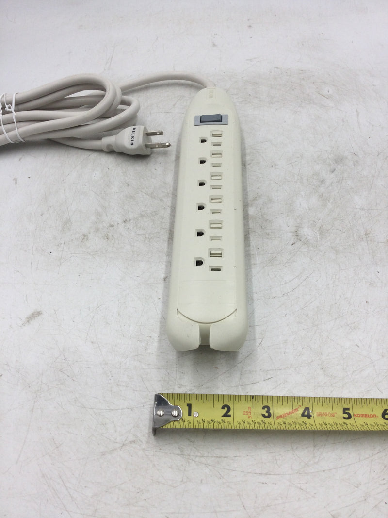 Belkin F9D160-12 6 Outlet Power Strip w/Power Switch and Resettable 15 Amp Circuit Breaker