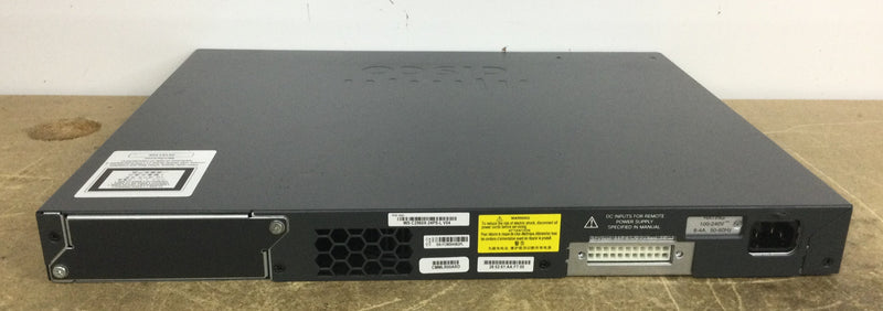 Cisco WS-C2960X-24PS-L 24 Port Gigabit POE+ Switch IOS-15.2