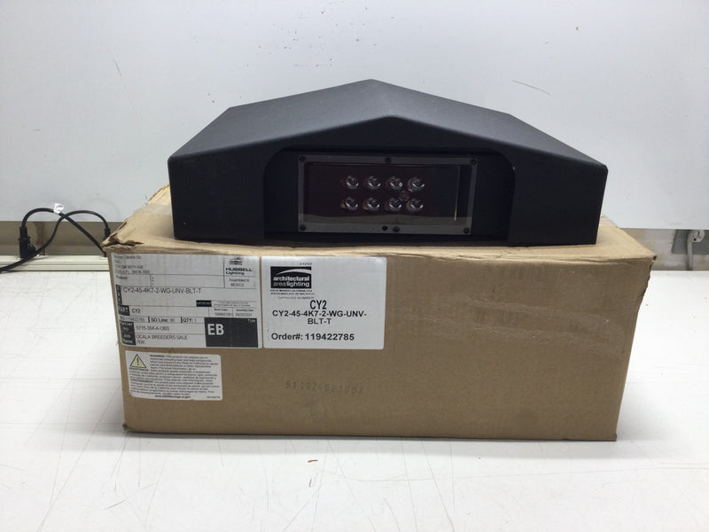 Hubbell CY2-45-4K7-2-WG-UNV-BLT-T Cypher Wall Sconce LED Light Fixture 120/277 VAC